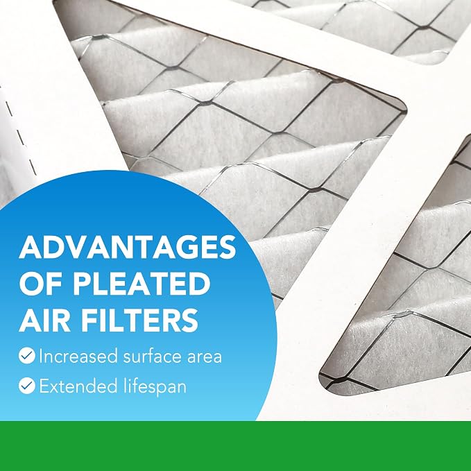 LotFancy 20x20x1 Air Filter MERV 13 4-Pack, Electrostatic Pleated HVAC Furnace
