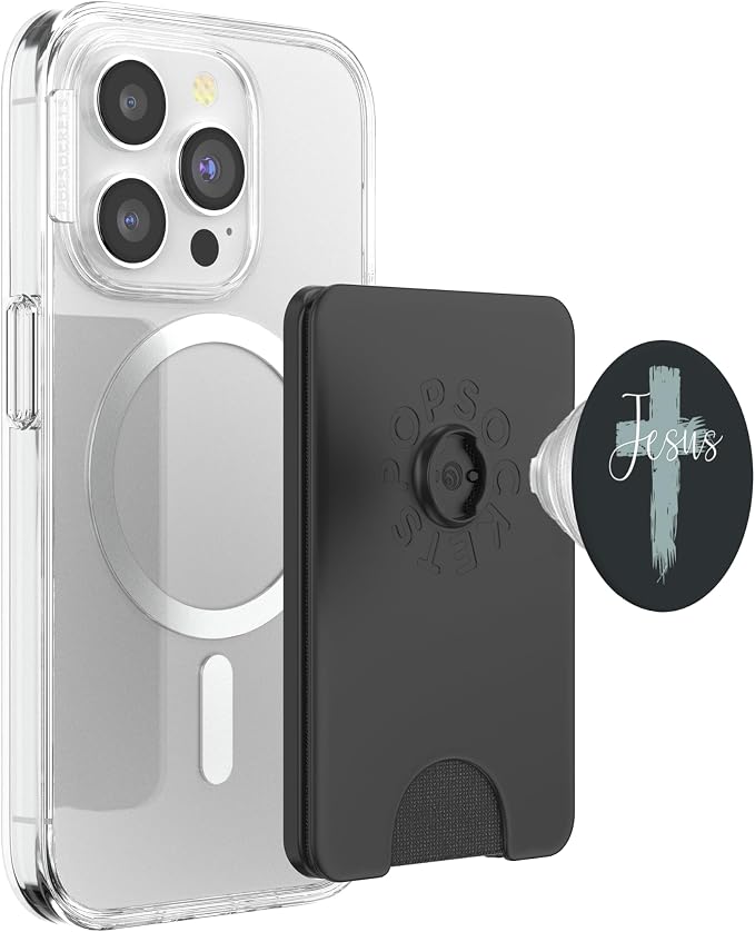 Jesus On Cross Paint Cool Religion God Faith Christian Gift PopSockets Adhesive PopGrip