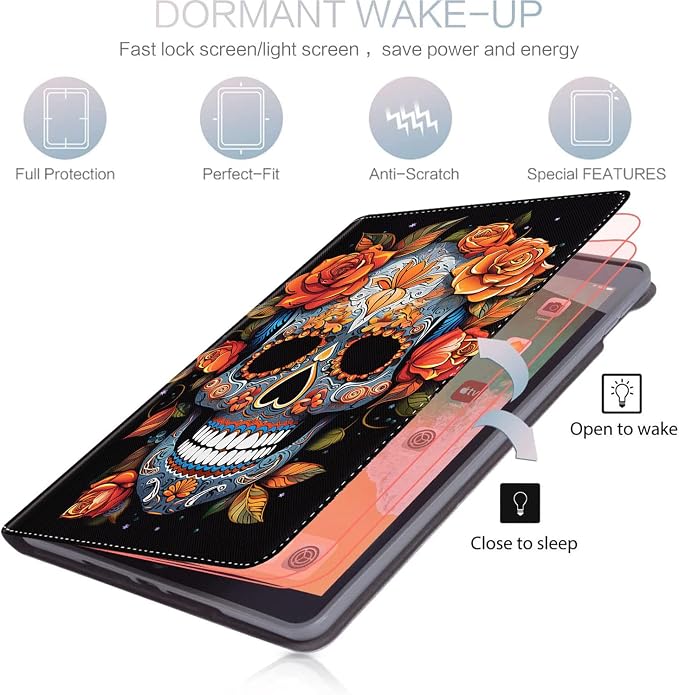 Case for iPad (A16) 11th Generation 11 Inch (2025) for iPad 10th Generation 10.9 Inch (2022) Slim Folding Stand Cover with Auto Wake/Sleep Watercolor Sea Turtle