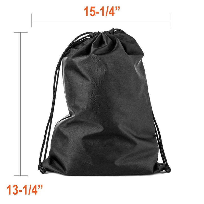 PAXCOO 10Pcs Cinch Sack Drawstring Backpack String Sinch Tote Nap Bag for Gym