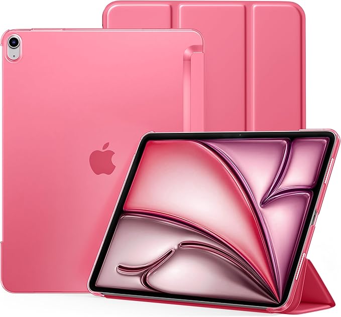 for iPad Air 13 Inch Case M4/M3/M2(2026/2025/2024) Lavender | Slim Trifold Stand Protective Cover with Translucent Hard Back for iPad Air 13 Case Support Touch ID Auto Wake/Sleep