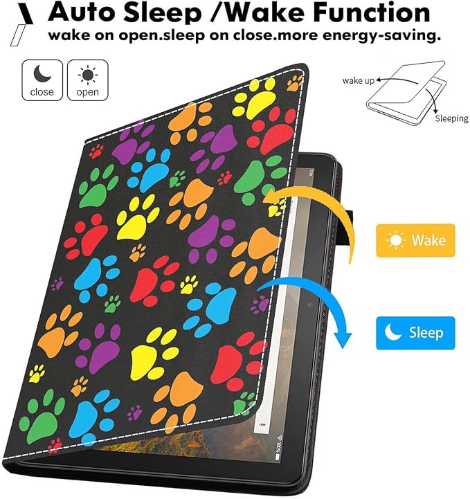 Case for Amazon Fire HD 10 Tablet (9th/7th Gen 2019/2017 Release) Premium PU Leather Cover with Auto Sleep Wake Feature Folio Case for Fire 10.1 Tablet Bible Verse Jeremiah 29:11
