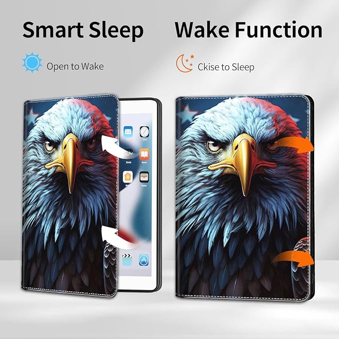 Case for iPad 10.2/10.5，iPad 9th/8th/7th Gen，for iPad 10.2 inch 2021/2020/2019/iPad Air 3rd Gen/Pro 10.5 - Slim Fit Standing Cover with Auto Sleep/Wake，Enchanted Forest 2