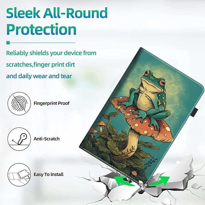 Case Cover for Amazon All-New Kindle Fire 7 Tablet (2022 Release-12th Generation) Latest Model 7 Slim Folding Stand Cover with Auto Wake/Sleep Dancing Skeleton in Mexican Costume