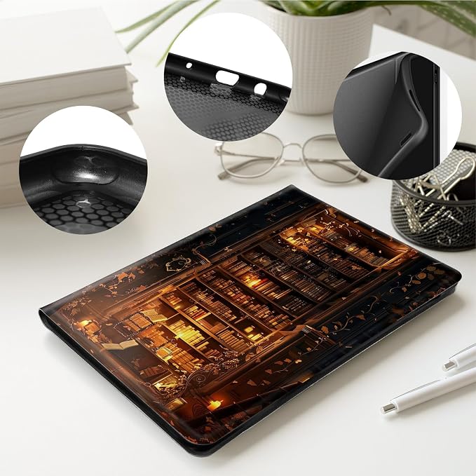 Case for All-New 7 Kindle Paperwhite 12th Gen 2024 &amp Kindle Colorsoft Signature EditionPU Leather Cover with Auto Sleep Wake FeatureAmerican Flag Eagle