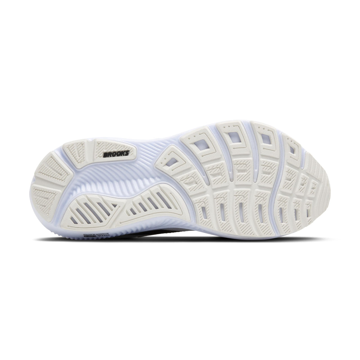 Brooks Women’s Ghost 17 Neutral Running Shoe - White/Black/Rose Gold - 10.5 Wide