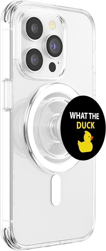 What The Duck Funny Duck Saying PopSockets Adhesive PopGrip