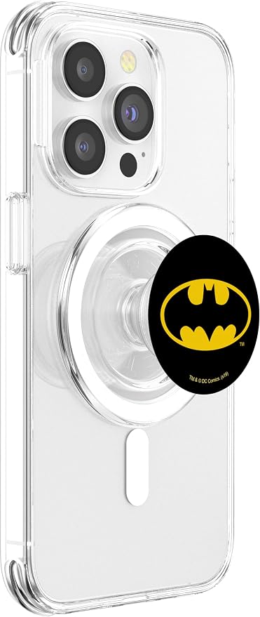Batman Classic Bat Shield Logo PopSockets Adhesive PopGrip