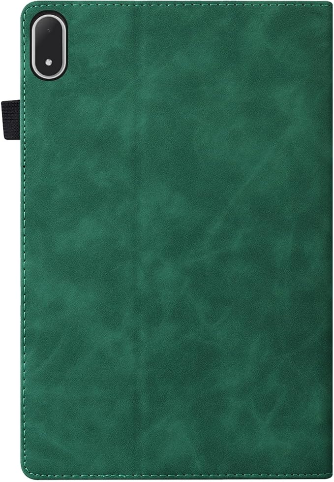 Shockproof Case for OnePlus Pad 3 / OnePlus Pad 2 Pro 13.2 inch Released 2025 - Retro PU Leather + TPU Hybrid Protective Cover with Anti-Slip Grip Strap &amp Card Slots -Black
