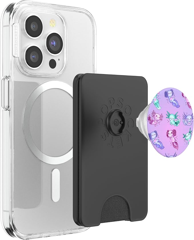 Axolotl Pattern PopSockets Adhesive PopGrip