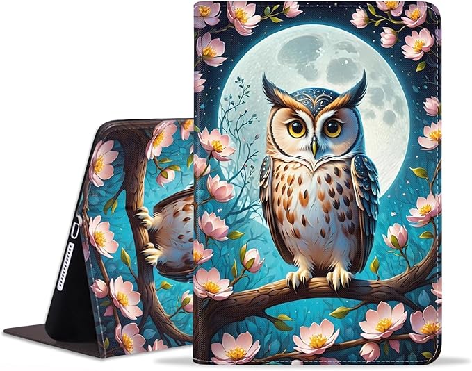 Case for Samsung Galaxy Tab S10 Plus 2024/ S9 Plus/ S9 FE Plus 5G 12.4 Inch 2023 Premium PU Leather Stand Folio Cover with Auto Sleep/Wake Abstract Colorful Dog