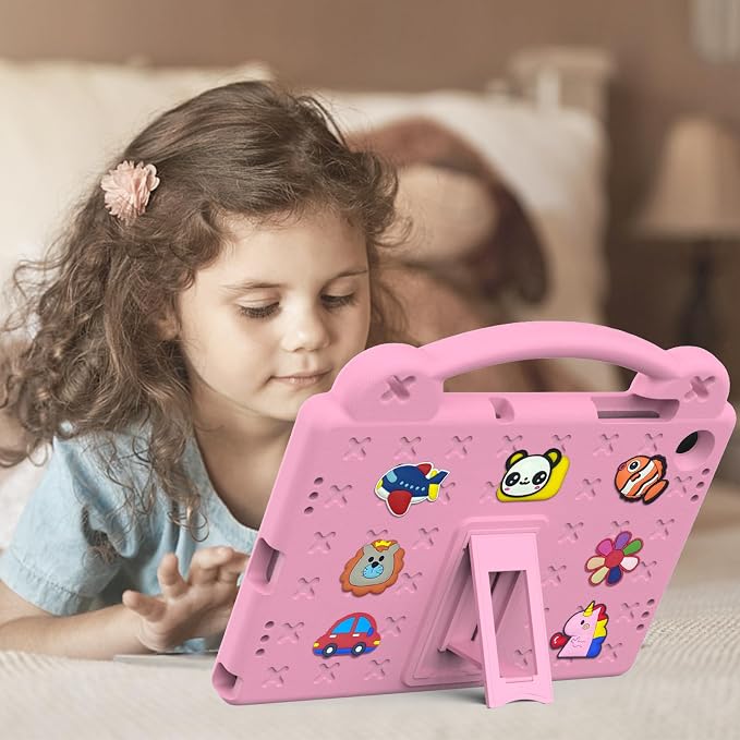Kids Case for Lenovo Tab 10.1 inch (TB311XU / TB311FU) Kids EVA Protective Shockproof Cover with Stand Handle Shoulder Strap Handle Stand for Lenovo Tab 10.1 2025 Green
