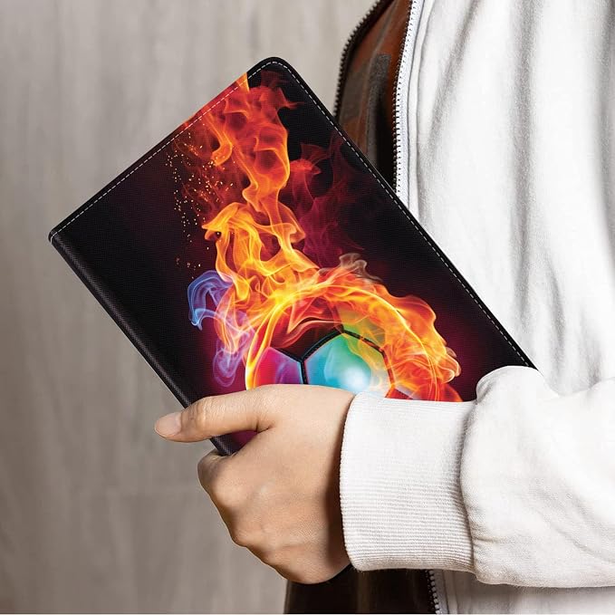 Case for Samsung Galaxy Tab S10 Lite/ S10 FE/ S9 FE 5G 10.9 Inch/ S9 11 Inch - Slim PU Leather Folding Stand Folio Cover with Auto Sleep/Wake - African American Girl