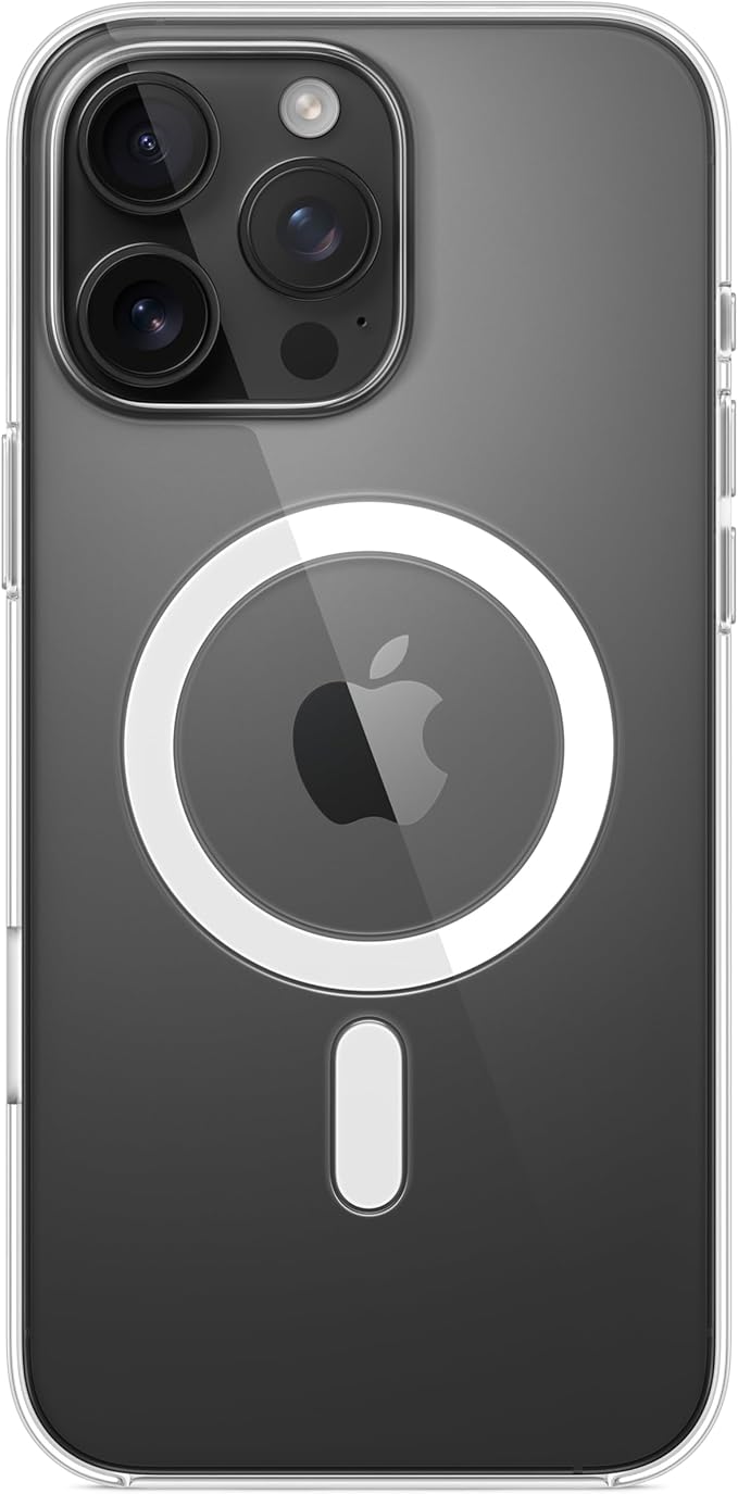Apple iPhone 16 Pro Max Clear Case with MagSafe and Camera Control: Lightweight Phone Case, Wireless Charging Compatible, Smooth Glossy Finish