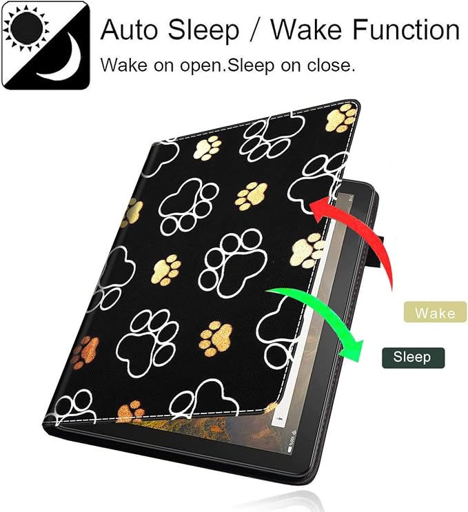 Case for All-New Kindle Fire HD 8 Tablet (12th/10th Generation 2020/2022 Release) &amp Fire HD 8 PlusPremium PU Leather Folio Stand Cover Case with Smart Auto Wake/Sleep Smoke Flag of Mexico Flag