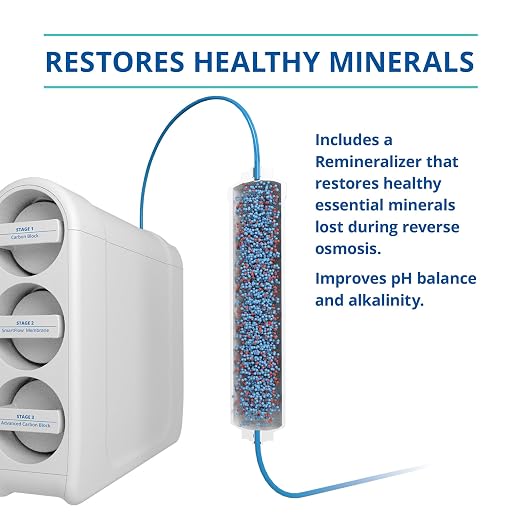 Aquasana SmartFlow® Reverse Osmosis Water Filter | RO Under Sink System | WQA
