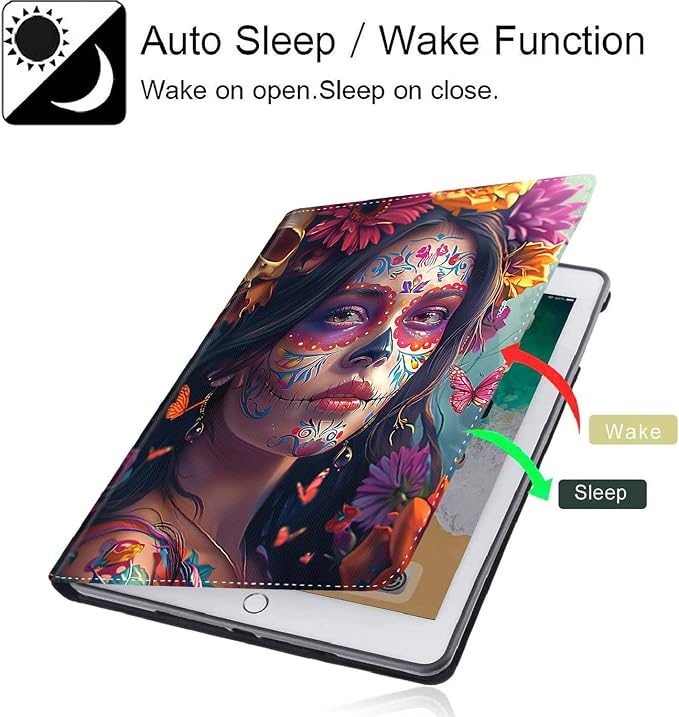 Case for New iPad (A16) 11th Generation 11 Inch 2025for iPad 10th Generation 2022 10.9 Inch Multi-Angle Stand Smart Cover Shockproof with Auto Wake/Sleep ，Starry Sky