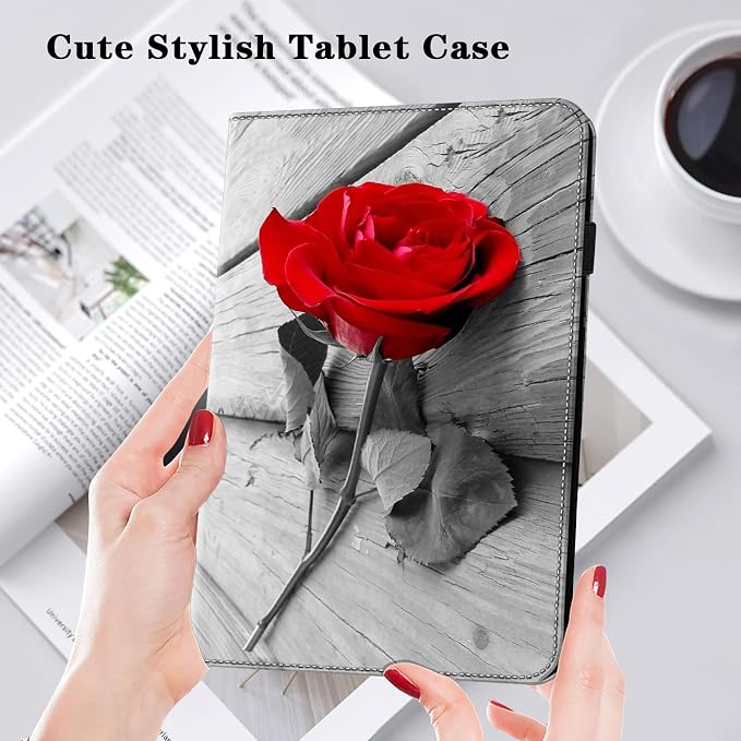 Case for Amazon Fire HD 10 and 10 Plus Tablet (13th/11th Generation 2023/2021 Release)PU Leather Slim Fit Folding Stand Cover - Brown Owl