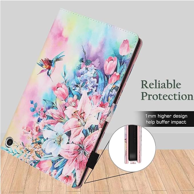 Fancity for Amazon Kindle Fire Max 11 Case 13th Generation 11 2023 Release | Soft PU &amp TPU Leather Protective Stand Cover Case for Fire Max 11 with Smart Auto Wake/Sleep Pencil Holder Beach