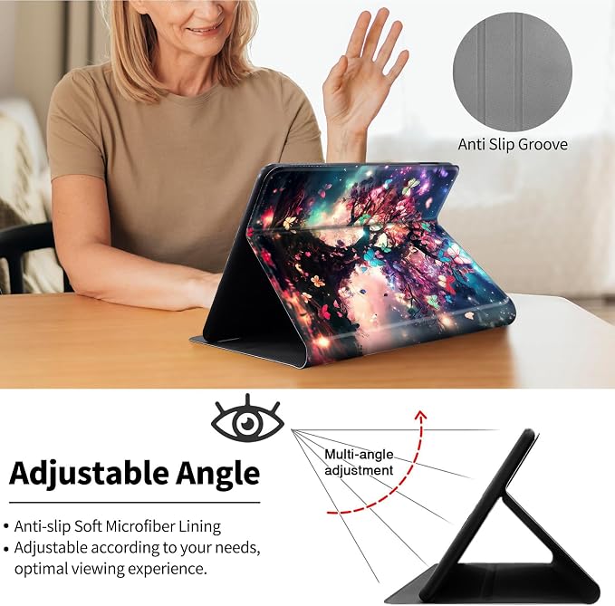 Case for All-New 7 Kindle Paperwhite 12th Gen 2024 &amp Kindle Colorsoft Signature EditionPU Leather Cover with Auto Sleep Wake FeatureAmerican Flag Eagle