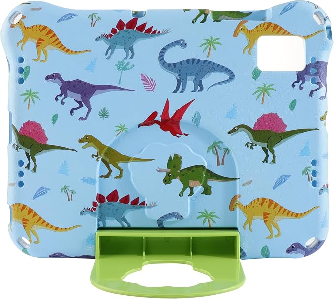 Dinosaur REVVL Tab 5G 2023 Case for Kid Boy Light EVA Kids Friendly Revvl Tab Case with Handle Kickstand Kids Pro Shockproof Full Cover Boy's Gift (KL)