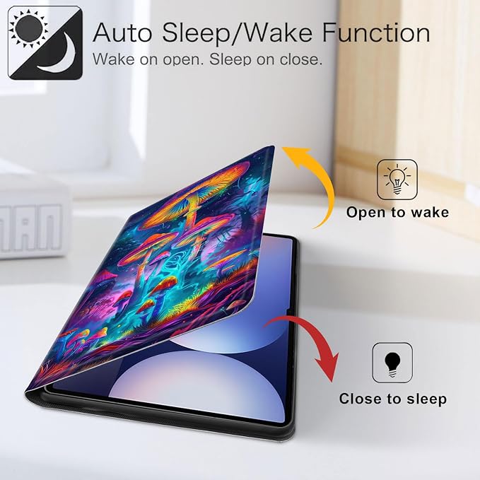 Case for Samsung Galaxy Tab A11 Plus 2026 &amp Galaxy Tab A9+ 11 Slim Smart Stand Cover with Auto Wake/Sleep Shockproof Protective Shell for Work &amp School Astronaut