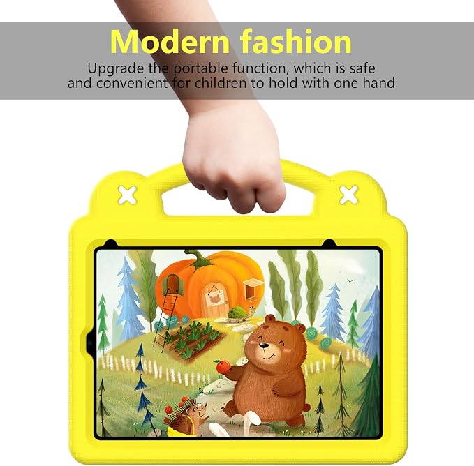 YRH for iPad mini A17 Pro Case 2024/iPad Mini 6 Kids Case 2021EVA Shockproof Cover for iPad mini 7th/6th Generation 8.3-inch with Stand Handle Strap Green