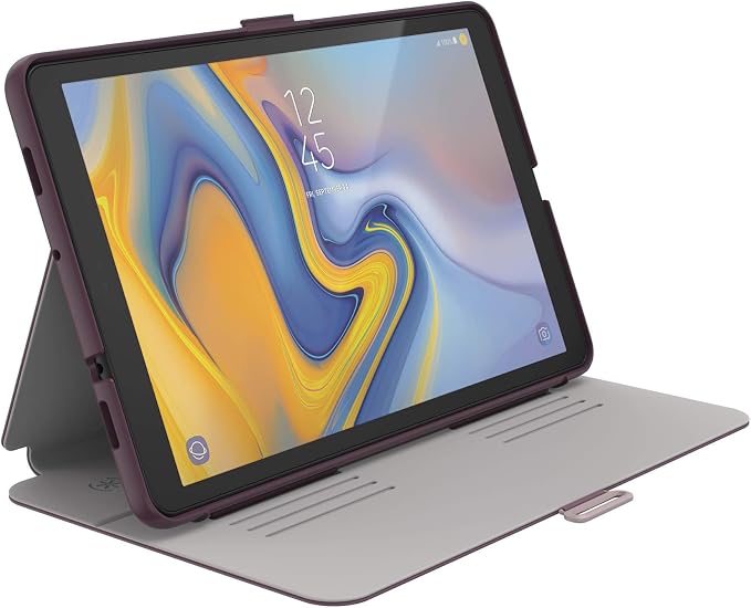Speck Products Balancefolio Samsung Galaxy Tab A 10.5 Case and Stand Plumberry Purple/Crushed Purple/Crepe Pink