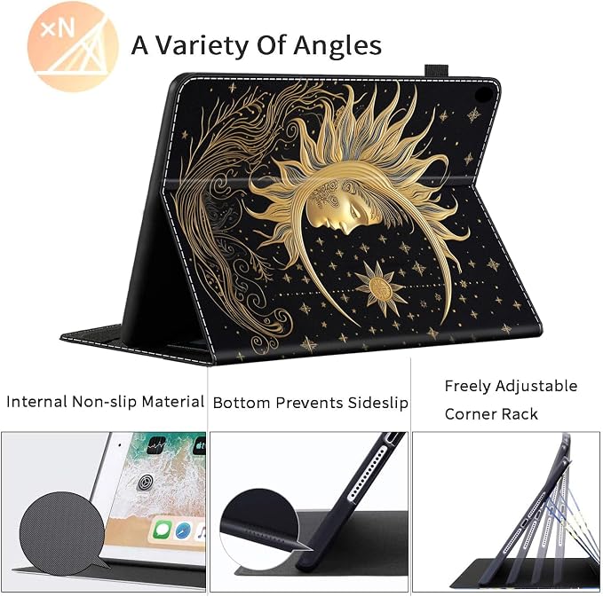 Case for 7 All-New Kindle Paperwhite 12th Gen 2024 &amp Kindle Colorsoft Signature Edition (2024 Release) PU Leather Folio Cover with Auto Wake/Sleep ，Blue Dragon