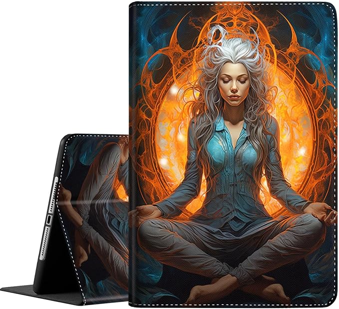Case for iPad (A16) 11th Generation 11 Inch (2025) for iPad 10th Generation 10.9 Inch (2022) Slim Folding Stand Cover with Auto Wake/Sleep Watercolor Sea Turtle
