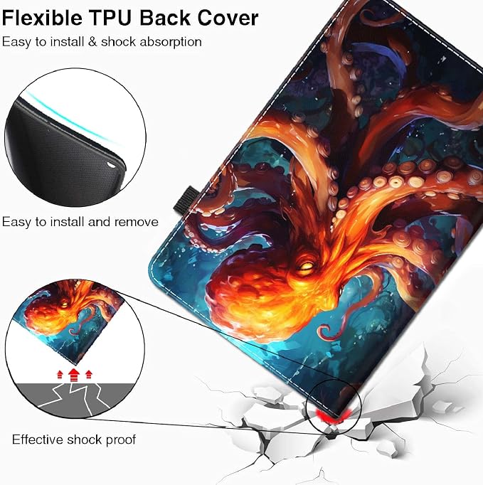 Case for Amazon Kindle Fire Max 11 Tablet (13th Generation 2023 Release) - Slim Fit Standing Cover with Auto Sleep/Wake for All-New Fire 11 Max Tablet，Enchanted Forest 2