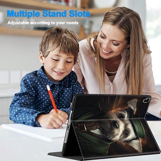 Case for iPad Pro 11 Inch 2022/2021/2020 (4th/3rd/2nd Gen) for iPad Air 5th / 4th Generation 10.9 Inch (2022/2020) Durable Shockproof Protective Cover，Black Woman Queen Afro Design