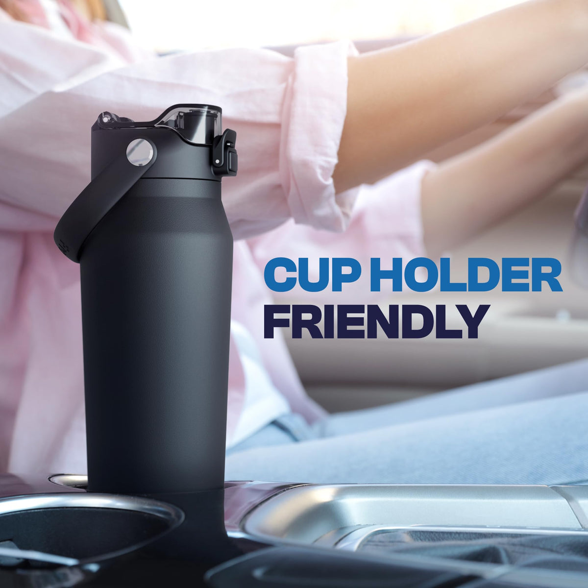 Frost Buddy 32oz Insulated Water Bottle - Straw & Chug Lid - Leak-Proof