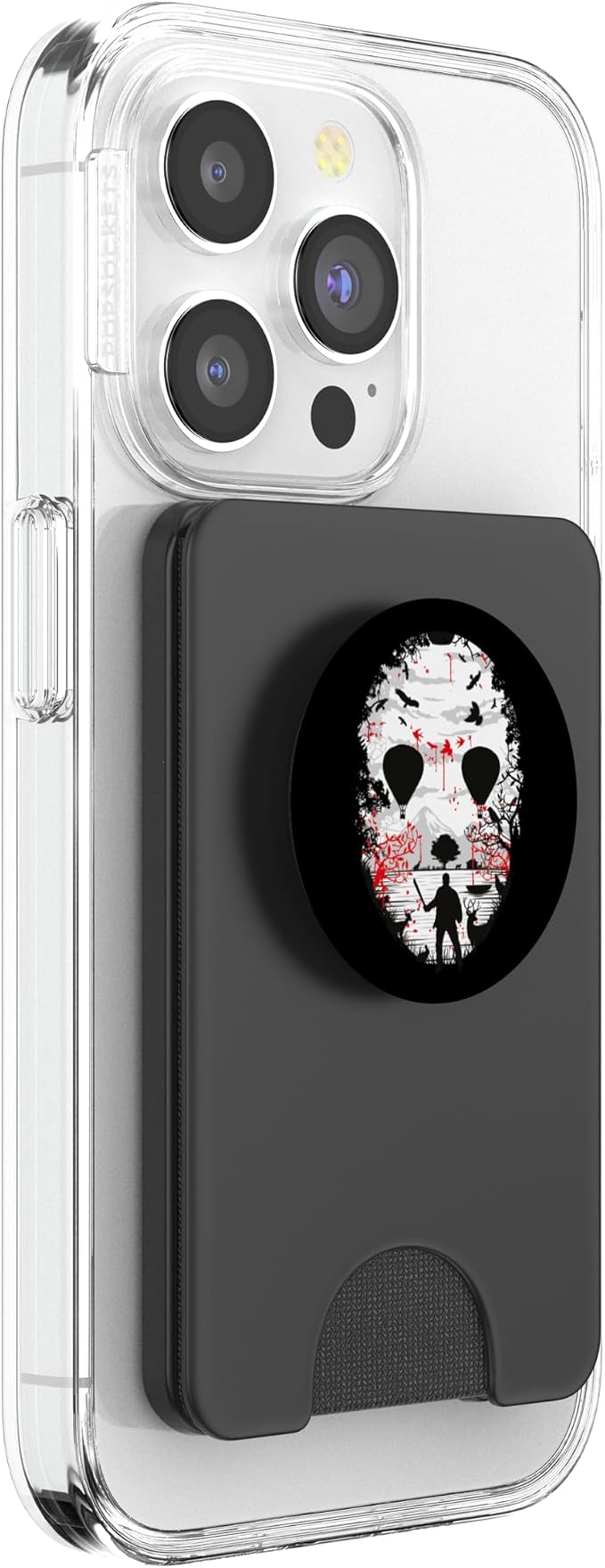 Maniac Hockey Mask Phone-Grip Horror Movie Design PopSockets Adhesive PopGrip
