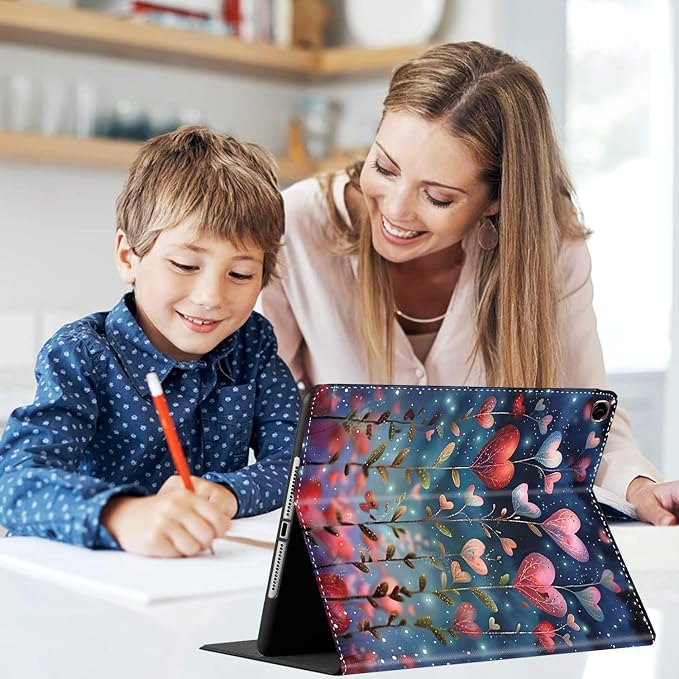 Case for Samsung Galaxy Tab S10 FE Plus 13.1 Inch 2025 Model (SM-X620/X626)Slim Folding Stand Cover with Auto Wake/Sleep for Samsung Galaxy Tab S10 FE Plus ，Painting Autumn Trees