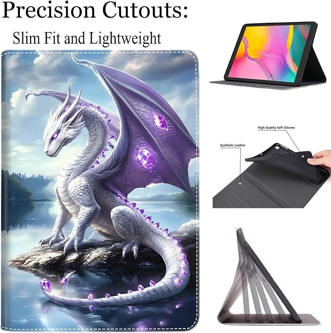Case for New iPad (A16) 11th Generation 11 Inch 2025 for iPad 10th Generation 10.9 2022 Multi-Angle Smart Stand Cover Auto Sleep/Wake Halloween Panda Wizard and Pumpkin