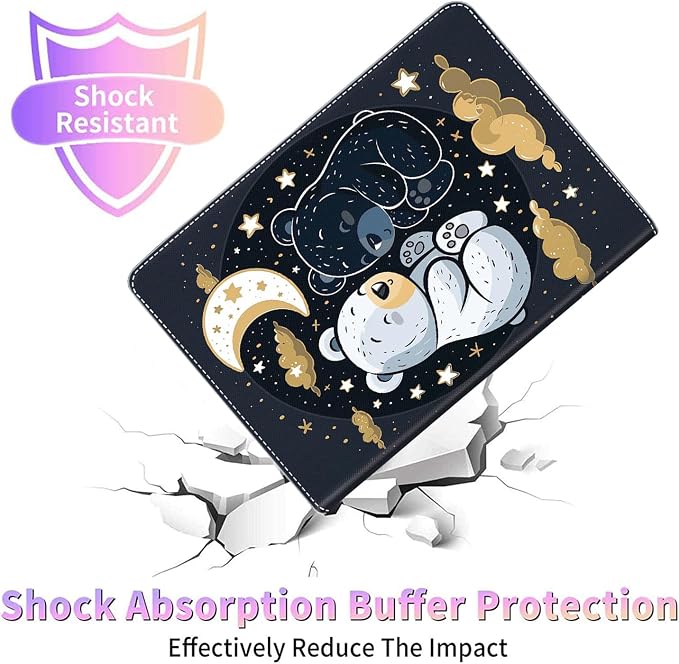 Case for iPad 10th Generation (2022 Release) 10.9 Inch Durable Shockproof Protective Cover for New iPad 10th gen 10.9 2022 Elephant Sunflower