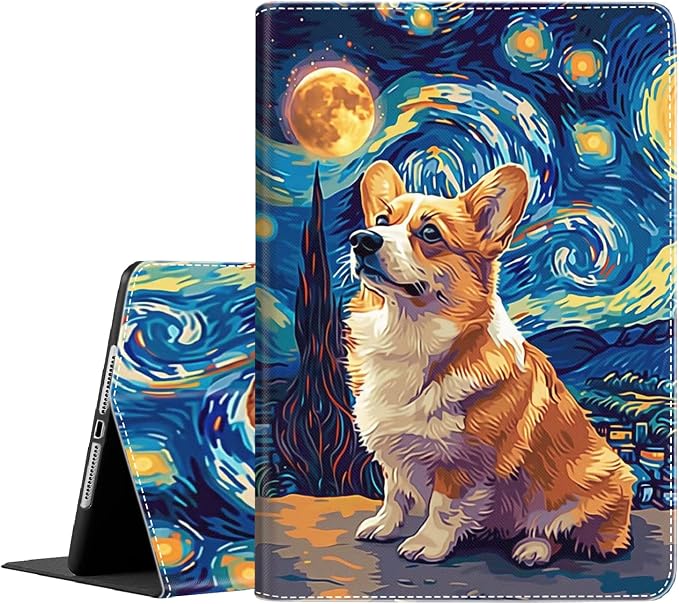 Case for iPad Air 11 Inch Case M2 2024 iPad Air 6th Gen Case/iPad Air 5th Gen 2022/Air 4th 2020 10.9 Inch Slim Stand Protective Smart Cover Fit iPad Air Retro Moth