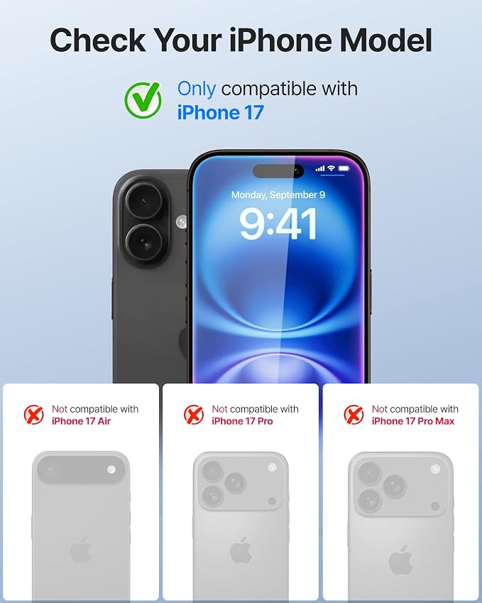 DOME GLASS Whitestone for iPhone 17 Series [Perfect Full Coverage] Tempered Glass Screen Protector with a technical patent [2Pack] (iPhone 17)