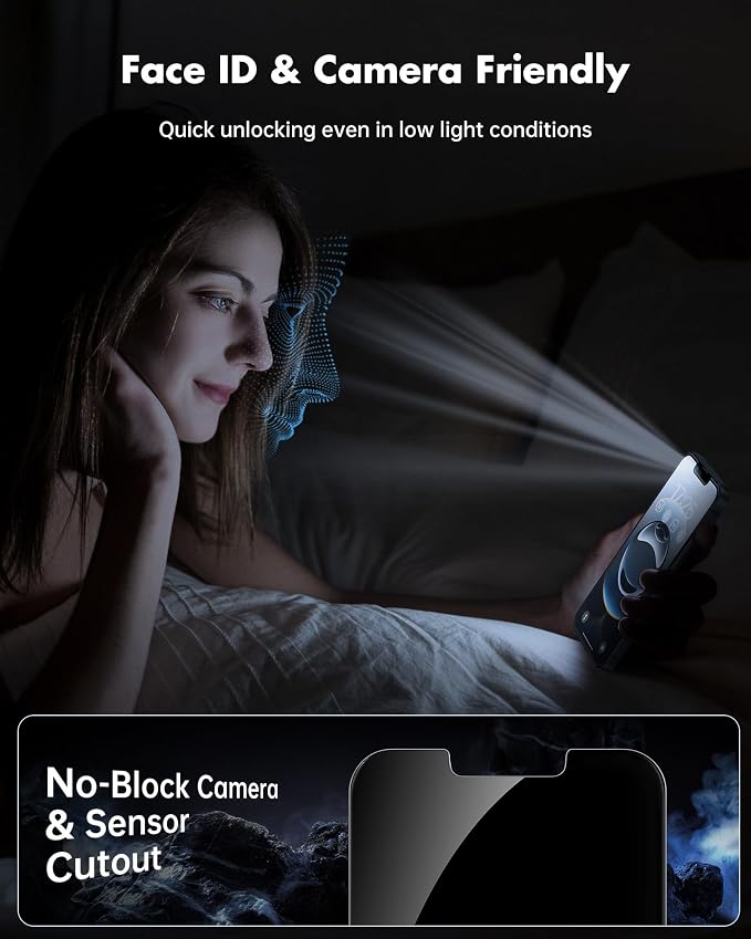 UNBREAKcable 2 Pack Privacy Screen Protector for iPhone 11 Pro Max/Xs Max Shatterproof Tempered Glass [True 28°Anti Spy] [9H Hardness] [Easy Installation] Protector for Apple 6.5