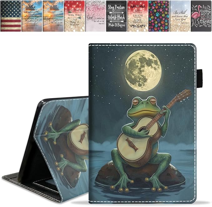 Case for Amazon Fire HD 10 Tablet (9th/7th Generation 2019/2017 Release) Slim PU Leather Cover with Card Slot &amp Auto Wake/Sleep for Fire 10.1 Tablet African American Girl