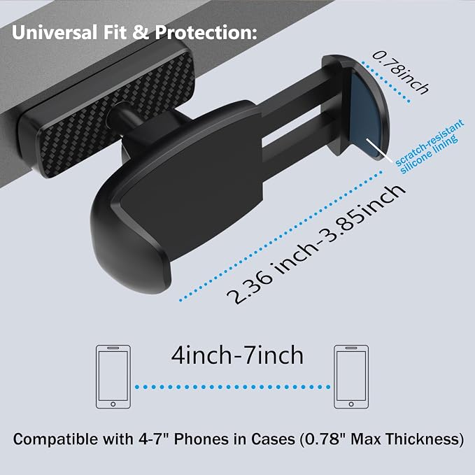TONDA Gym Magnetic Phone Holder【Strong Magnets】 360 Adjustable Magnetic Phone Mount Phone Tripod Holder Gym Accessories for Women Men Workout Essentials for 4-7 Smartphones