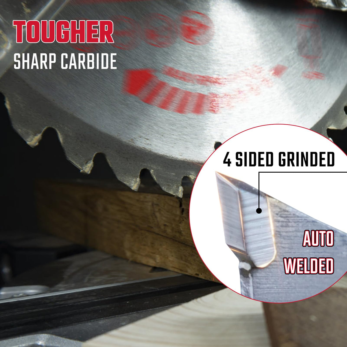 10 Pack Circular Saw Blade 6-1/2" 24T with 5/8" Arbor, Carbide Tipped Teeth, TCT Saw Blades for Cutting Various Wood, Plastic and Composite Materials, Fit Dewalt Craftsman Ryobi Milwaukee