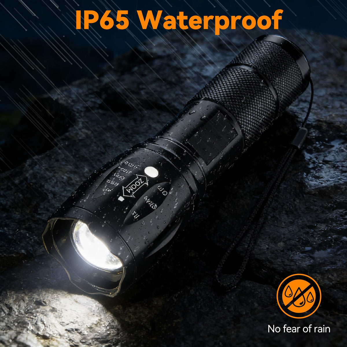 BESTSUN LED Flashlight 2 Pack, Small Flashlights Powerful High Lumens 5 Modes, Waterproof Zoomable Mini Tactical Flash Light for Home Emergencies Camping