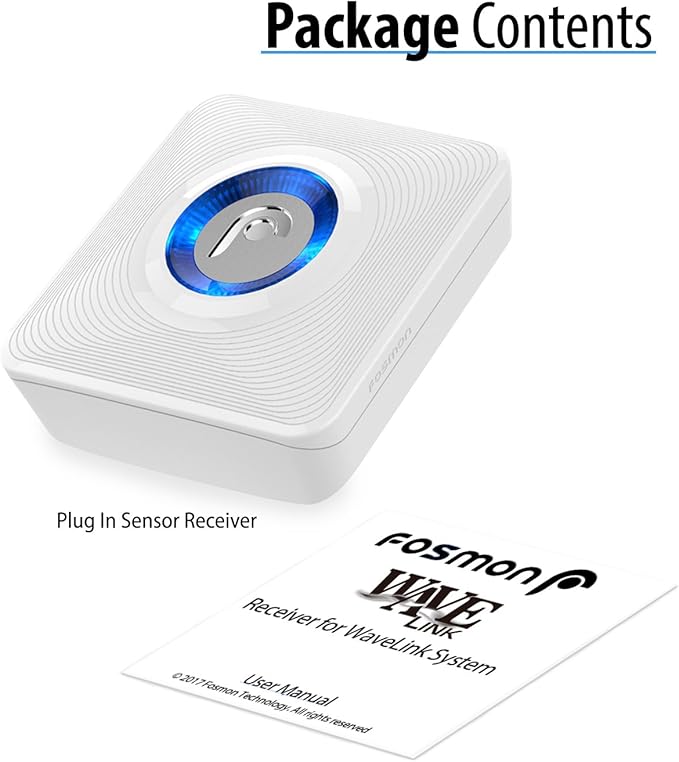 Fosmon WaveLink 51046HOMUS Add-On Receiver Unit (No Sensor or Transmitter) - White
