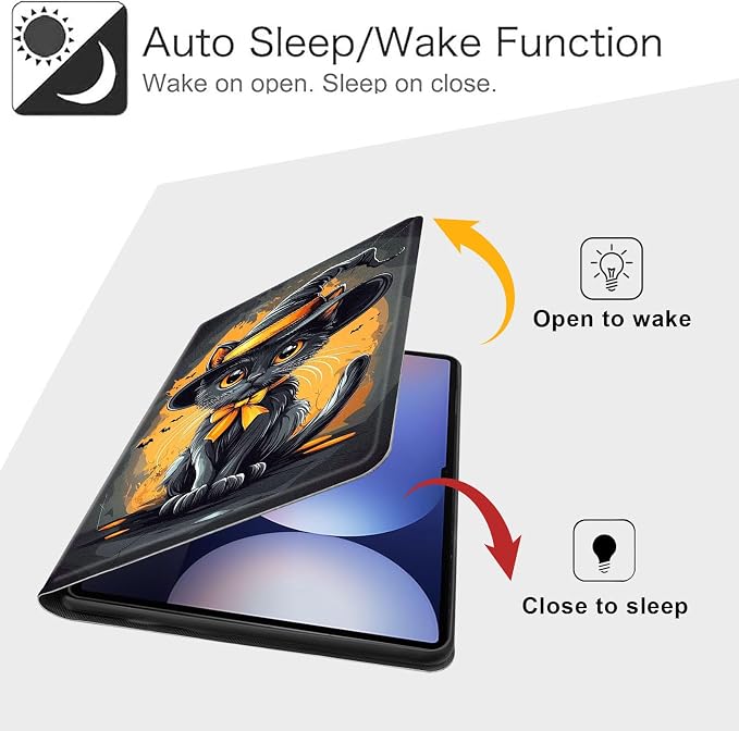 Case for Samsung Galaxy Tab A11 Plus 2026 &amp Galaxy Tab A9+ 11 Slim Smart Stand Cover with Auto Wake/Sleep Shockproof Protective Shell for Work &amp School Astronaut