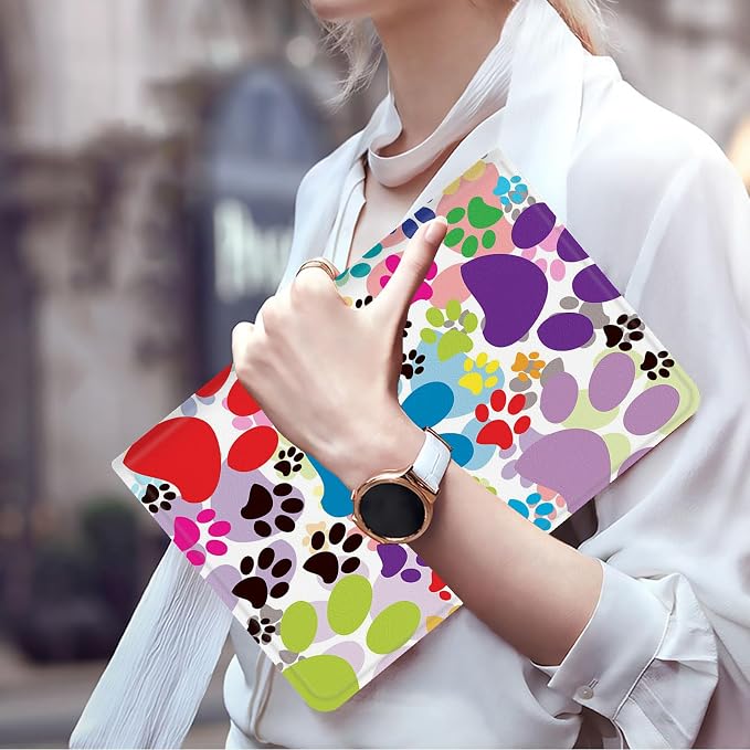 FUYOCWE for iPad Pro 13 Inch Case (M47th Generation2024 Model A2925A2926A3007)PU Leather Slim Folding Stand Case for iPad 13 7th GenAuto Sleep Wake Cover -A Dream Catcher Wolf