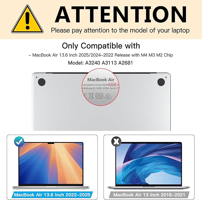 FILMEXT MacBook Air M2 13.6-inch Screen Protector, Privacy Shield, 2022 Release (A2681), Polyethylene Terephthalate, 1 Piece