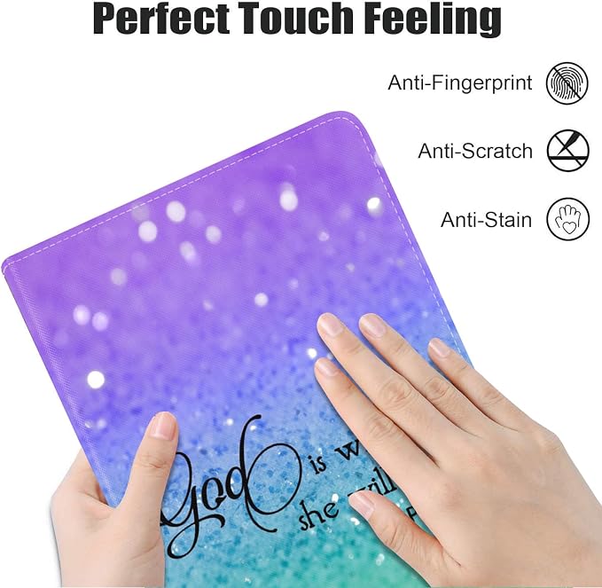 Case for iPad (A16) 11th Generation 11 Inch 2025 iPad 10th Generation 10.9 Inch 2022 Premium PU Leather Stand Folio Cover with Auto Sleep/Wake American Flag Sunflower and Cow