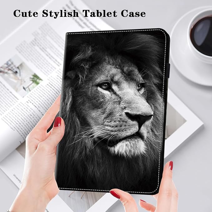 Case for Samsung Galaxy Tab A11 Plus/ A9 Plus 11 Inch PU Leather Tablet Cases Flip Folio Multi-Angle Viewing Stand Protective Cover with Card Slots - Brown Owl